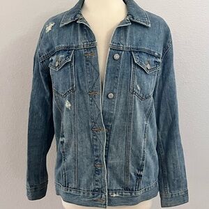 Old Navy Boyfriend distressed Jean jacket